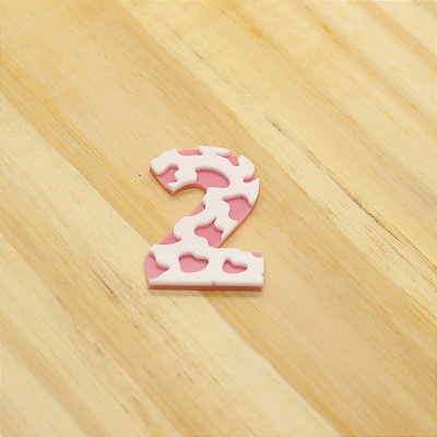 Aplique Idade Vaquinha - Fazendinha - 6cm - 1 unidade