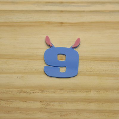 Aplique Idade Orelhas - STITCH - 6cm - 1 unidade