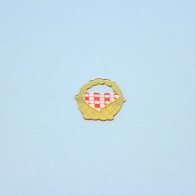 Aplique Cestinha - Chapeuzinho Vermelho - 5cm - 1 unidade
