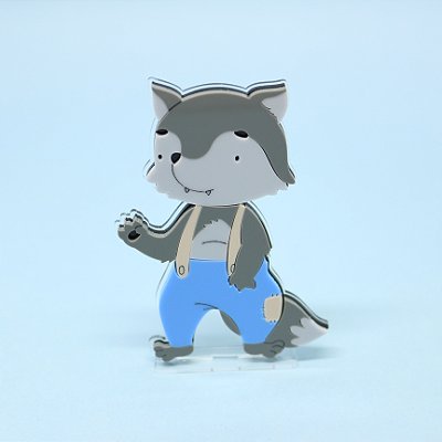 Cenário Lobo Mau - Chapéuzinho Vermelho  - 10cm - 1 unidade