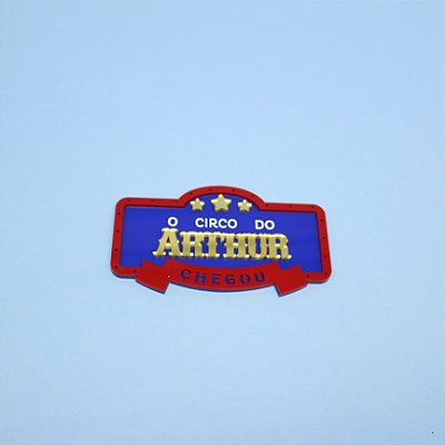 Aplique para Kitkat com nome - Circo - 12cm - 1 unidade