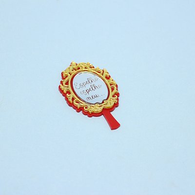 Aplique Espelho - Branca de Neve - 7cm - 1 unidade