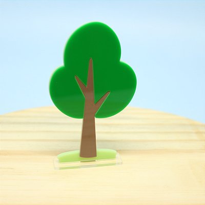 Cenário Árvore - Valente - 10cm - 1 unidade