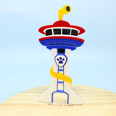 Cenário Torre Patrulha - Patrulha Canina - 18cm - 1 unidade