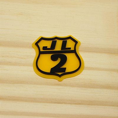 Aplique Inicial com idade Placa - Carros - 5cm - 1 unidade