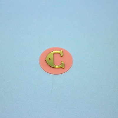 Tag Inicial - Circo - 5cm - 1 unidade