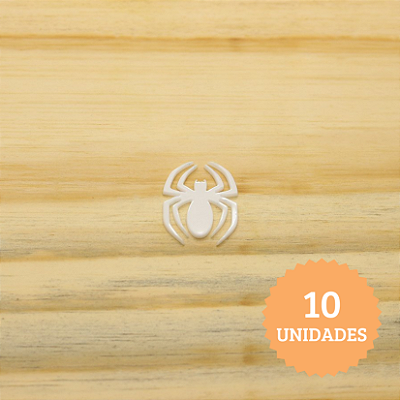 Aplique Aranha - Homem Aranha - 3cm - 10 unidades