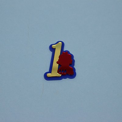 Aplique Idade com Silhueta - Branca de Neve - 5cm - 1 unidade