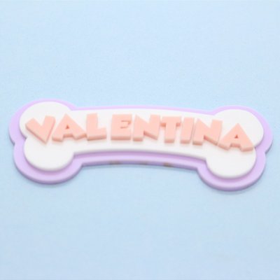 Aplique Nome Osso - Patrulha Canina - 8cm - 1 unidade