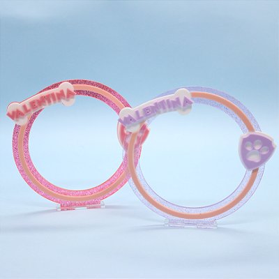 Cenário Nome e escudo - Patrulha Canina - 13cm - 1 unidade