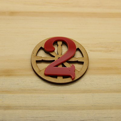 Aplique Idade com Roda de Carroça - Fazendinha - 5cm - 1 unidade