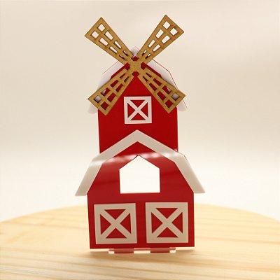 Cenário Celeiro - Fazendinha - 17cm - 1 unidade