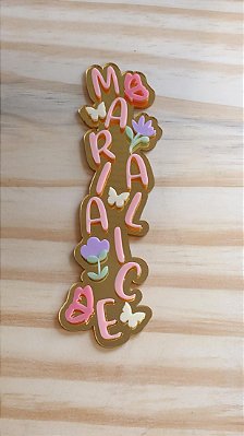 Aplique Nome para Batata grande - Jardim - 15cm - 1 unidade