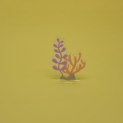 Cenário Alga - Fundo do Mar - 8cm - 1 unidade