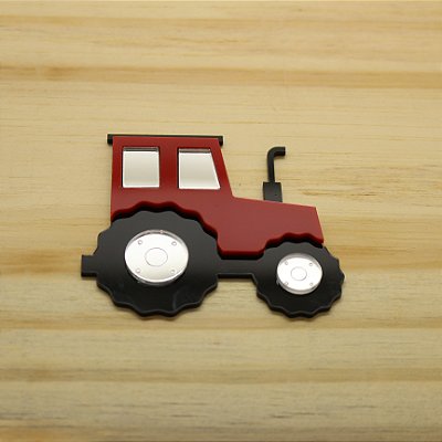 Aplique Trator - Fazendinha - 7cm - 1 unidade