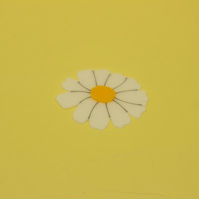 Aplique Camomila - Patos - 6cm - 1 unidade