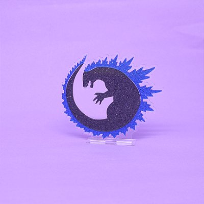Cenário Godzilla Glitter - Godzilla - 10cm - 1 unidade