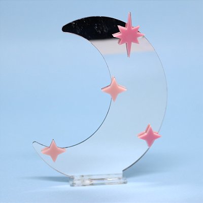 Cenário Lua e Estrelas - Astronauta - 14cm - 1 unidade
