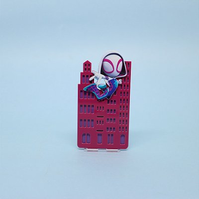 Cenário Prédio com Personagens - Homem Aranha - 12cm - 1 unidade