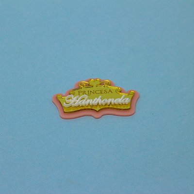 Aplique Nome Princesas - Princesas - 6cm - 1 unidade