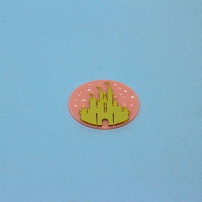 Aplique TAG Castelo - Princesas - 5cm - 1 unidade