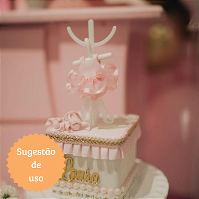 Cenário Cabideiro - Bailarina - 12cm - 1 unidade