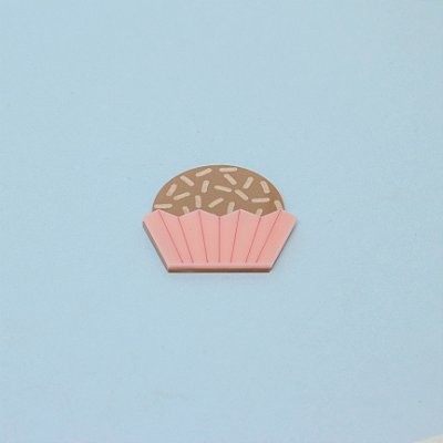 Aplique Brigadeiro - Confeitaria - 5,2cm - 1 unidade