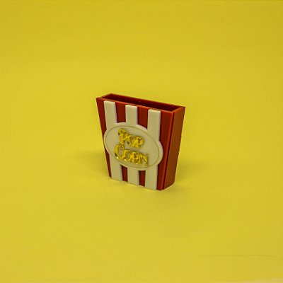 Caixa Pipoca 3D - Circo - 6 unidades - 1 unidade