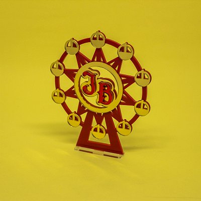 Cenário Roda Gigante com Inicial - Circo - 12cm - 1 unidade