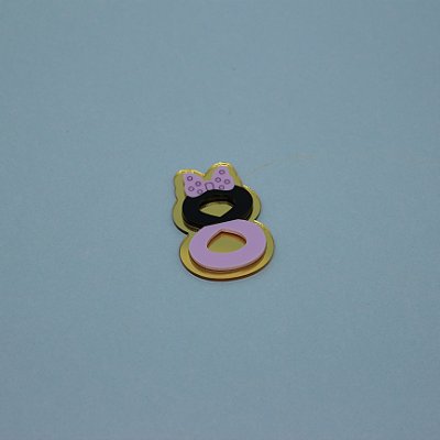 Aplique Idade com Laço - Mickey 50 Anos - 5cm - 1 unidade