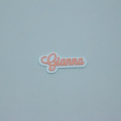 Aplique Nome - Jardim - 6cm - 1 unidade