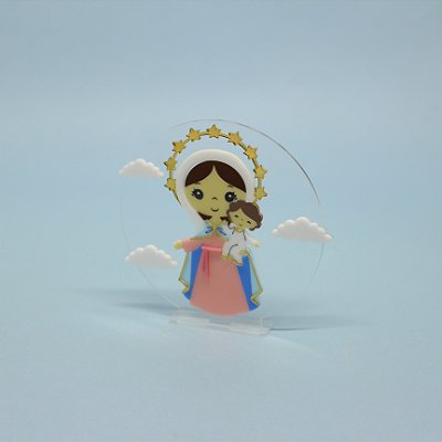 Cenário Nossa Senhora do Rosário - Santa - 10cm - 1 unidade