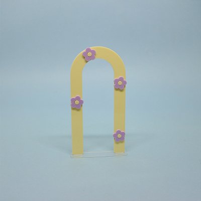 Cenário Margaridas - Jardim - 14cm - 1 unidade