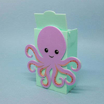 Caixa Kitkat Polvo - Fundo do Mar - 12cm - 1 unidade