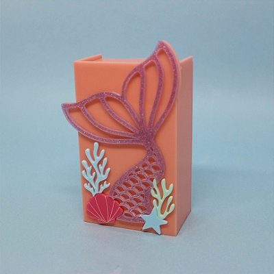 Caixa Kitkat Cauda da Sereia - Fundo do Mar - 12cm - 1 unidade