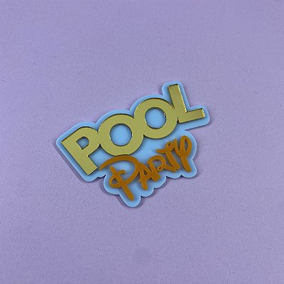 Aplique Pool Party - Mickey Pool - 8cm - 1 unidade