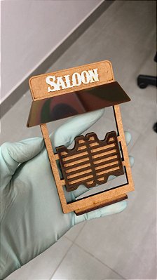 Cenário Saloon - Fazendinha - 14cm - 1 unidade