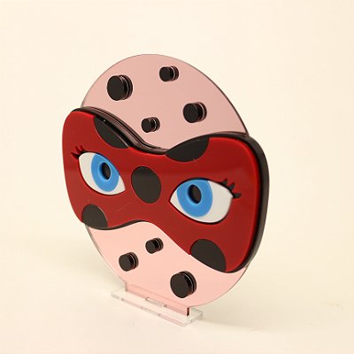Cenário Máscara - Ladybug - 12cm - 1 unidade