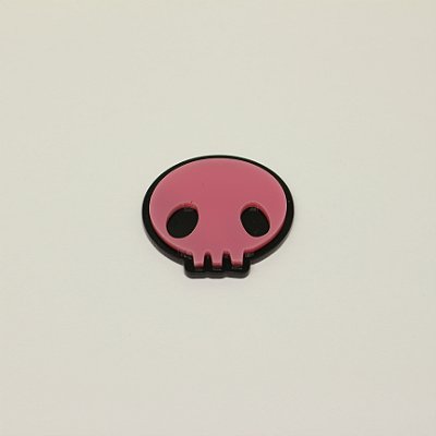 Aplique Caveira - Kuromi - 3,3cm - 1 unidade