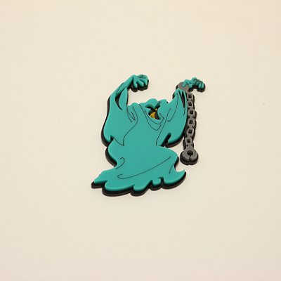 Aplique Fantasma - Scooby Doo - 8cm - 1 unidade