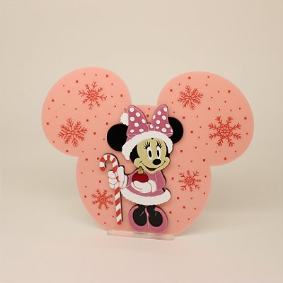 Cenário Minnie Natalina - Minnie - 12cm - 1 unidade