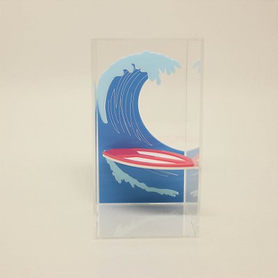 Cúpula Pegando Onda - Stitch - 15cm - 1 unidade