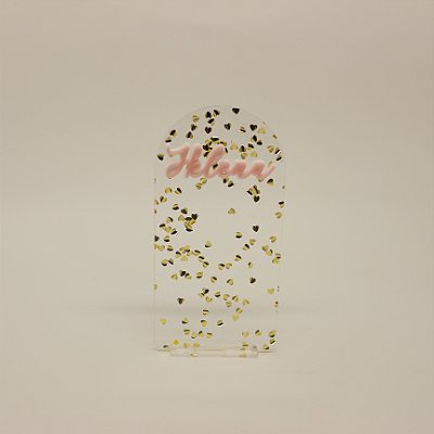 Cenário Nome - Bailarina - 14cm - 1 unidade