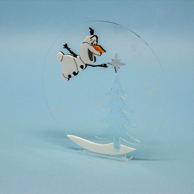 Cenário Olaf - Frozen - 12cm - 1 unidade