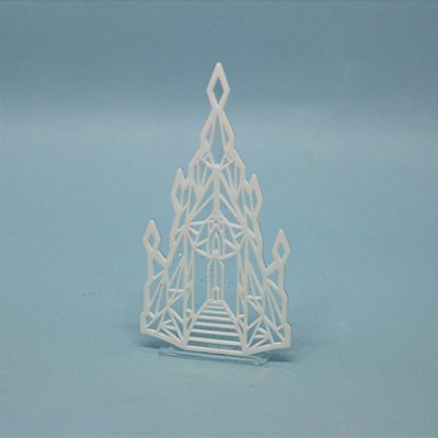 Cenário Castelo de Gelo - Frozen - 13cm - 1 unidade