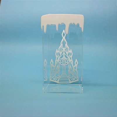 Cúpula Castelo de Gelo - Frozen - 15cm - 1 unidade