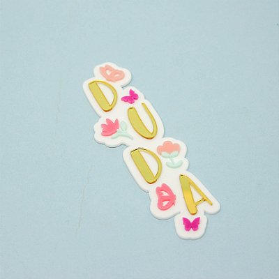 Aplique Nome Batata Grande - Jardim - 14cm - 1 unidade