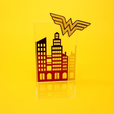 Cúpula Mulher Maravilha - Mulher Maravilha - 15cm - 1 unidade