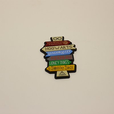 Aplique Placa - Harry Potter - 10cm - 1 unidade