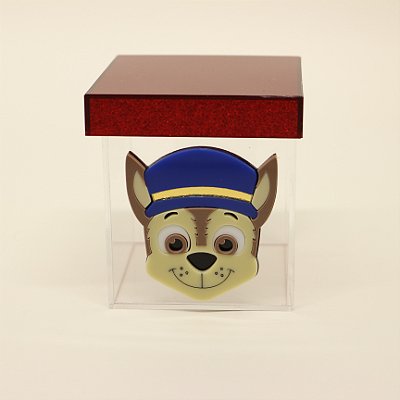 Caixa Mini Suspiro Chase - Patrulha Canina - 8cm - 1 unidade